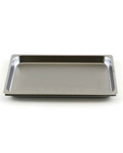 RPI Stainless Steel Oblong Tray, 10 X 6 1/2 X 3/4 Inches
