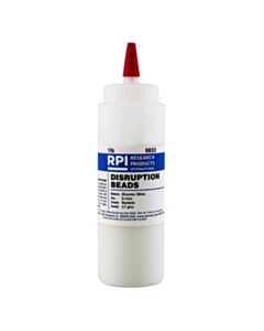RPI Disruption Beads For Bacteria, 0.1mm Bead Size, Zirconia/Silica Beads, 3.7 G/Cc Density, 454 Grams