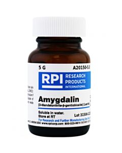 RPI Amygdalin [D-Mandelonitrile-B-Gentiobioside] [Laetrile], 5 Gram