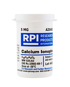 RPI A23187 [Calcium Ionophore][Calcimycin], 5 Milligrams