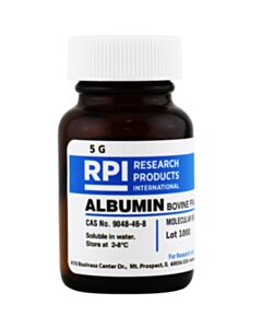 RPI Albumin, Bovine Fraction V [Bsa], 5 Grams