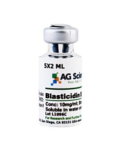 AG Scientific Blasticidin S HCl Solution in HEPES, 5X2ML