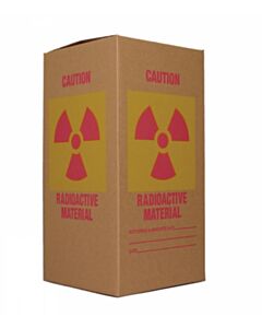 RPI Corrugated Waste Box For Radioactive Material, 12 1/4 X 12 1/4 X 24 3/4 Inches, 25 Per Case