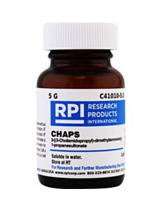 RPI Chaps [3-[(3-Cholamidopropyl)-Dimethylammonio]-1-PropanesuLfonate], 5 Grams