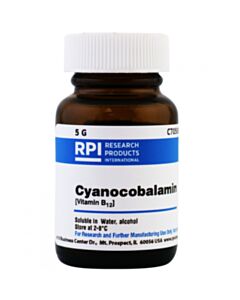 RPI Cyanocobalamin (Vitamin B12), 5 Grams
