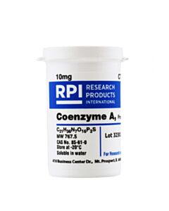 RPI Coenzyme A, Free Acid, 10 Milligrams