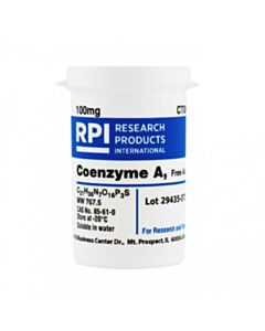 RPI Coenzyme A, Free Acid, 100 Milligrams