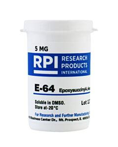 RPI E-64 [Epoxysuccinyl-L-Leucylamido (4-Guanido) Butane], 5 Milligrams
