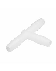 RPI T Shaped Tubing Connectors For 1/4 Inch Tubing, Polypropylene, 12 Per Package