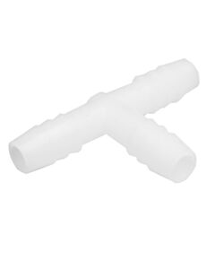 RPI T Shaped Tubing Connectors For 3/8 Inch Tubing, Polypropylene, 12 Per Package