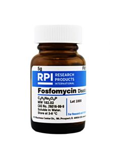 RPI Fosfomycin [Phosphomycin], Disodium Salt, 5 Grams