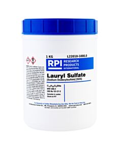 RPI Sds [Sodium DodecylsuLfate] [Lauryl SuLfate], Powder, 1 Kilogram