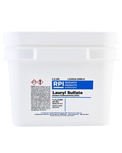 RPI Sds [Sodium DodecylsuLfate] [Lauryl SuLfate], Powder, 2.5 Kilograms
