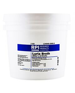 RPI Luria Broth, High Salt FormuLa, Powder [Millers Lb Broth], 2 Kilograms