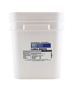RPI Luria Broth 1 Liter Buffered CapsuLes [Millers Lb Broth], 200 CapsuLes Of 25 Grams, 5 Kilograms