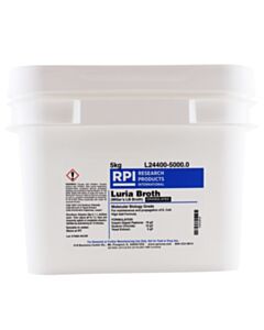 RPI Luria Broth GranuLated [Millers Lb Broth], 5 Kilograms
