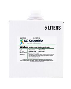 AG Scientific Water, Molecular Biology Grade, Dnase, 5L