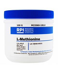 RPI L-Methionine, 100 Grams