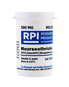 RPI Nourseothricin SuLfate [Ntc] [Clonnat] [Streptothricin SuLfate], 500 Milligrams
