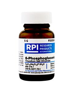 RPI 6-Phosphogluconic Acid Trisodium Salt Dihydrate, 5 Grams