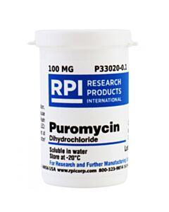 RPI Puromycin Dihydrochloride, 100 Milligrams