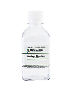 AG Scientific Sodium Chloride 5m Solution, 500 mL