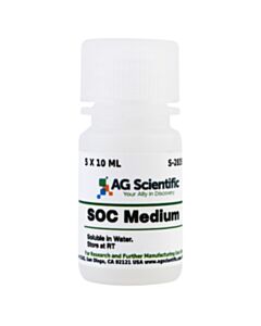 AG Scientific SOC Medium Liquid, 5 X 10 ML