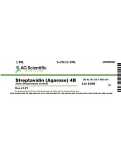 AG Scientific Streptavidin Agarose 4B, 1 ML
