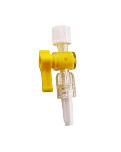 RPI One-Way Luer-Lock Clear Stopcock, 20 Per Pack