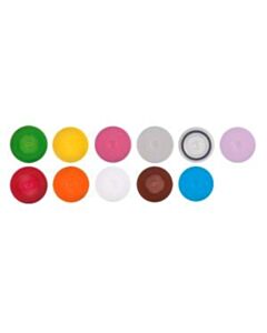 Corning Axygen Microcentrifuge Non-Looped Screw Caps, with O-rings, Pink, Polypropylene, 4000/CS