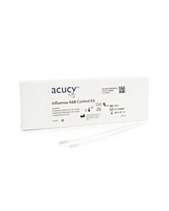 Sekisui Diagnostics Acucy Influenza Flu A&B Control Kit, Includes: (5) Flu A Positive Control Swabs & (5) Flu B Positive Control Swabs