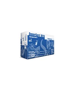 Sempermed Glove, Disposable, Nitrile, Large, Powder Free (PF), Textured Fingers, Beaded Cuff, 100/bx, 10 bx/cs (Non-Cancellable + Non-Returnable)