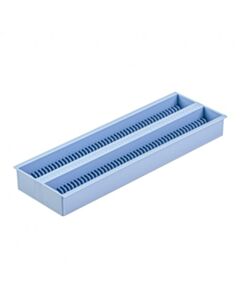 Simport Sliderack Tray 100 Positions For Slides,Blue, 10/PK