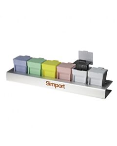 Simport Easydip Kit,With 6 ASS.Staining Jars&And One Rack, 1 Case