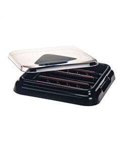 Simport StaintrayW/Clear Lid 10 Sl, 1 Pack