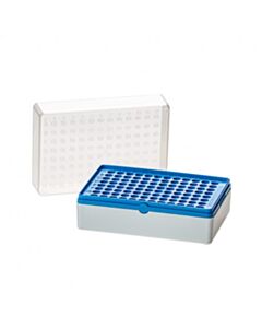 Simport Box & Rack Only (Without Tubes), Blue, 10/PK