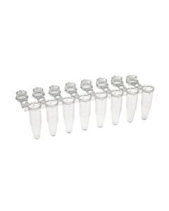Simport PCR 0.2mL St/8 Domecap Att. Natural, 125/PK