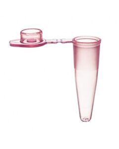 Simport Flat Top React. Tubes .2mL Red, 1000/CS