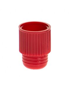 Simport Plug Caps 12mm Polyethylene Red, 4000/PK