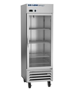 So Low Environmental 2ºC to 8ºC, 23 cu. ft. single glass door, Cycle Defrost, 115 v.