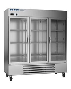 So Low Environmental 2ºC to 8ºC, 72 cu. ft. three glass doors, Cycle Defrost, 115 v.