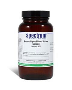 Spectrum Chemical Bromothymol Blue, Wate; 100g