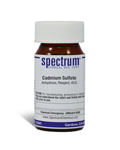 Spectrum Chemical Cadmium Sulfate, Anhydrous, ACS