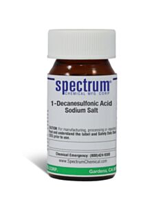 Spectrum Chemical 1-Decanesulfonic AC.SO; 5g