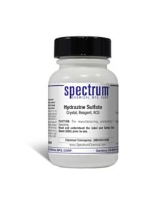 Spectrum Chemical Hydrazine Sulfate, Crystal, ACS