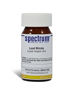 Spectrum Chemical Lead Nitrate, Crystal, ACS, L1075
