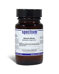 Spectrum Chemical Mercuric Nitrate, Mono; ACS, 12; 125g