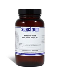 Spectrum Chemical Mercuric Oxide, Yellow; 500g