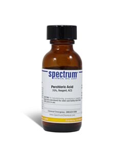 Spectrum Chemical Perchloric Acid, 70 PE; 25mL