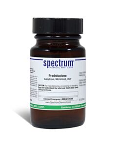 Spectrum Chemical Prednisolone, Anhydrous, Micronized
